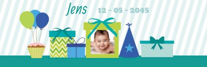 Foto banner "Feest - Groen"