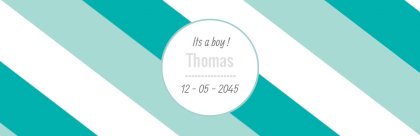 Banner "Diagonale banner groen"