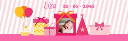 Banner met foto. Banner met foto.
