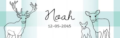 Banner "Oh Deer" Banner "Oh Deer"