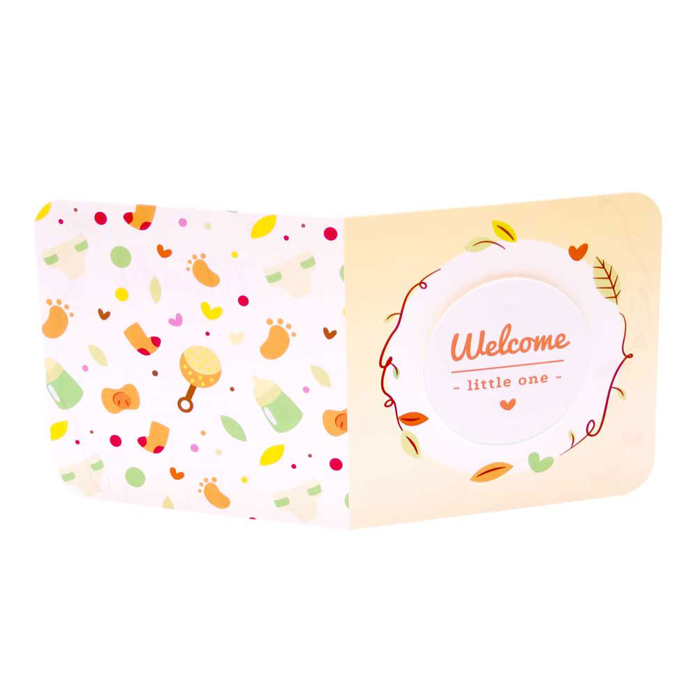 Gestanst geboortekaartje "Herfst" Gestanst geboortekaartje "Herfst"