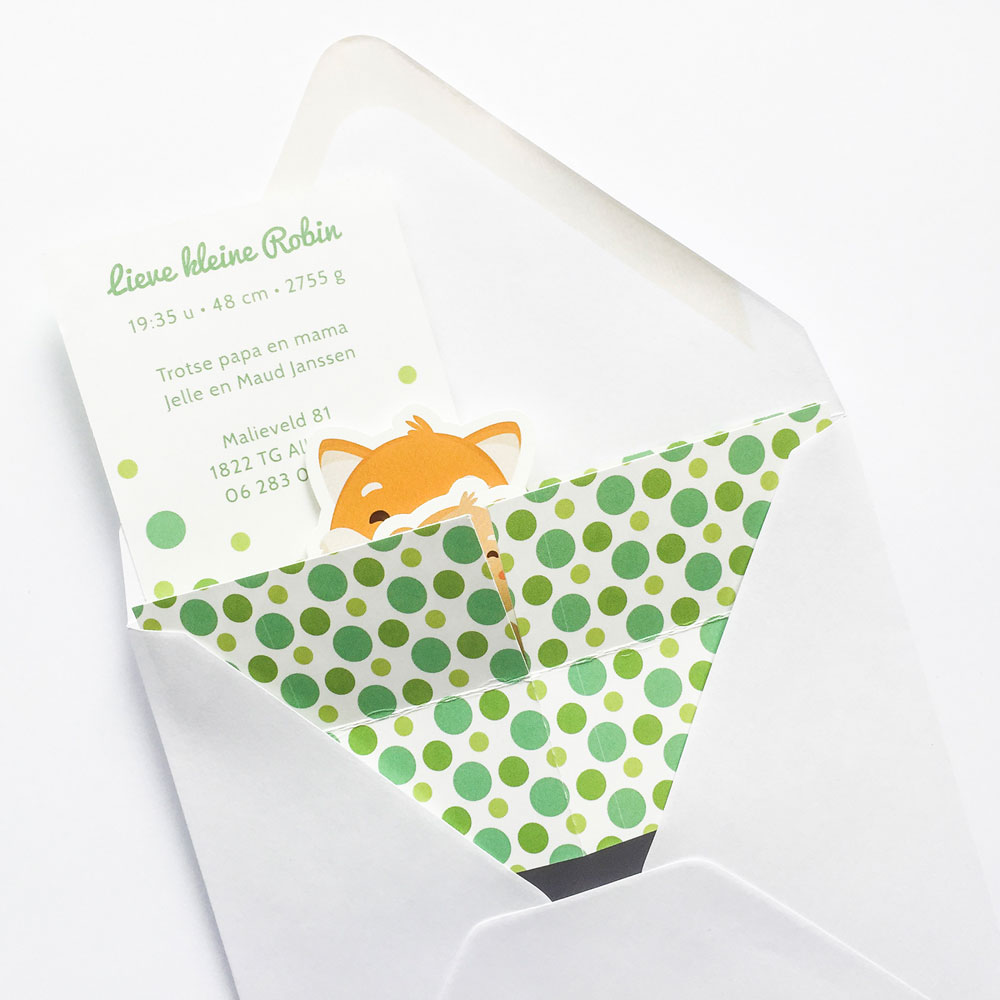 Pop up doosje "Bosdieren" Pop up doosje "Bosdieren"