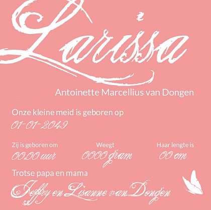 Puzzelkaart roze Puzzelkaart roze