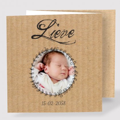 Drieluik fotokaart "Ornament & Karton" Drieluik fotokaart "Ornament & Karton"