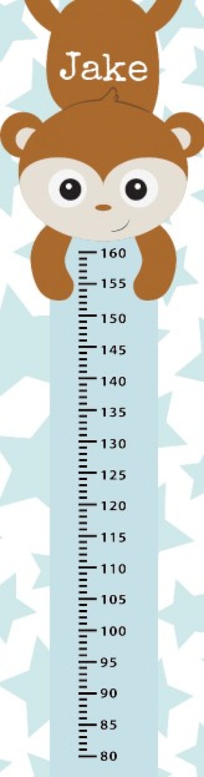 Groeimeter "Aapje blauw"