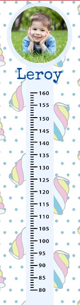 Foto groeimeter "Snoep" Foto groeimeter "Snoep"