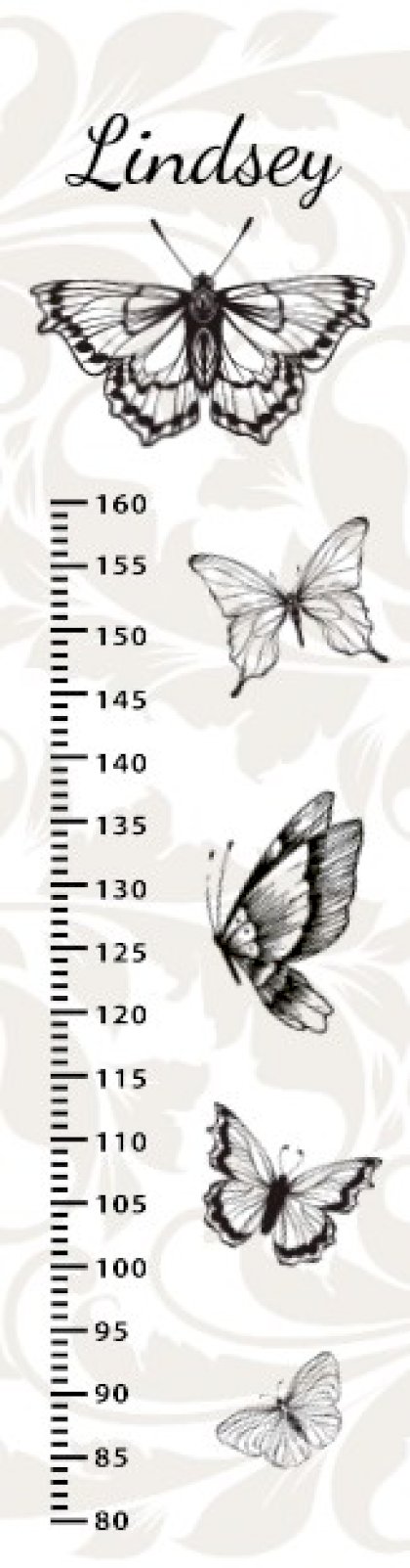 Groeimeter "Vlinders" Groeimeter "Vlinders"