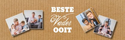 Banner "Beste vader ooit"