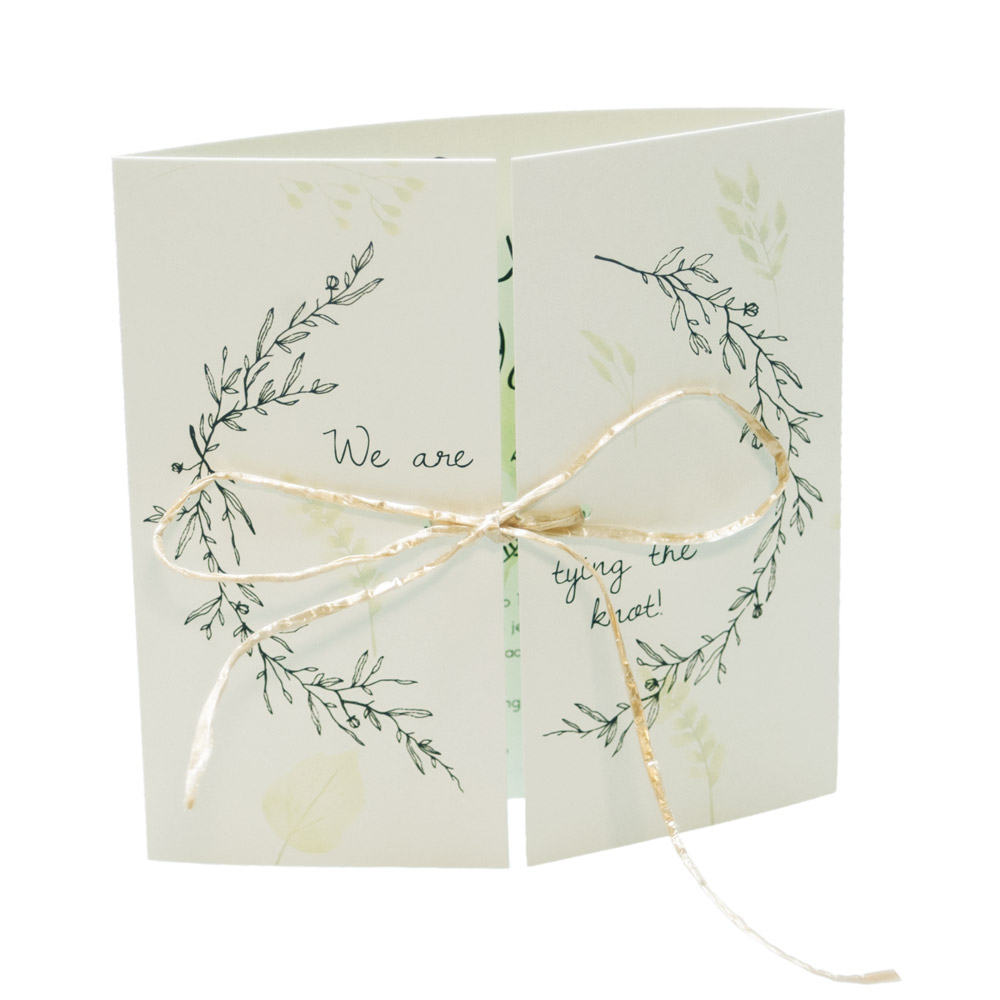Save the date kaart "Tying the knot!" Save the date kaart "Tying the knot!"