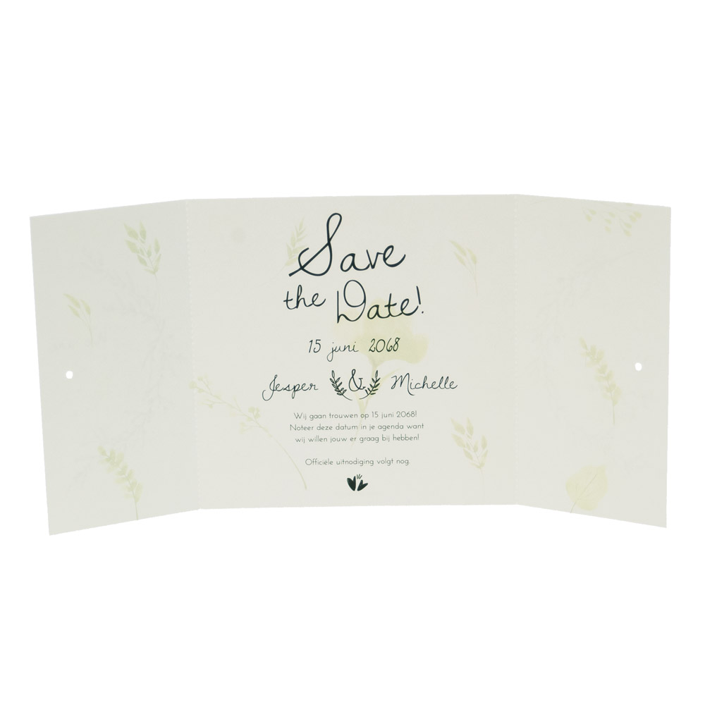 Save the date kaart "Tying the knot!" Save the date kaart "Tying the knot!"