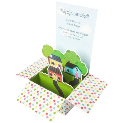 Doosje "Verhuiskaart" Doosje "Verhuiskaart"