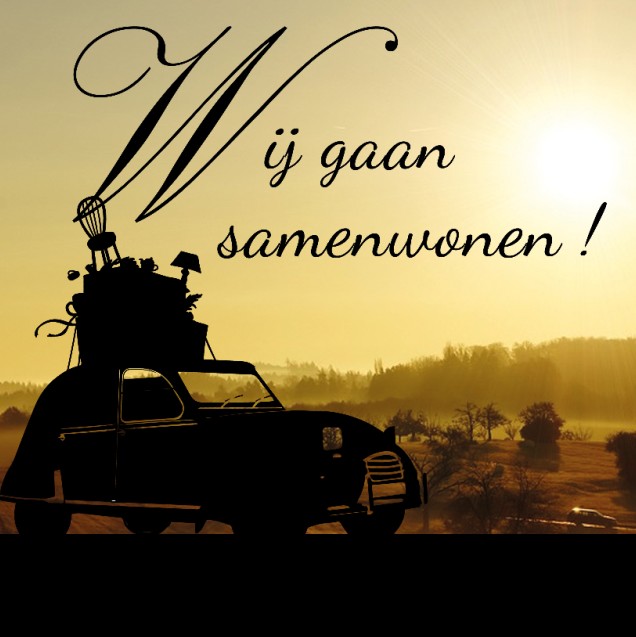 Samenwonenkaart met verlicht landschap en contour auto Samenwonenkaart met verlicht landschap en contour auto