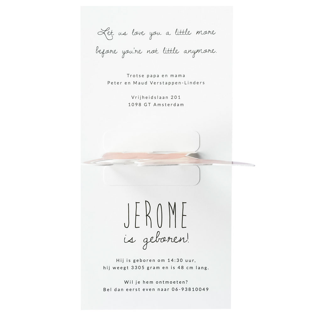 Pop up kaartje "Poesje" Pop up kaartje "Poesje"