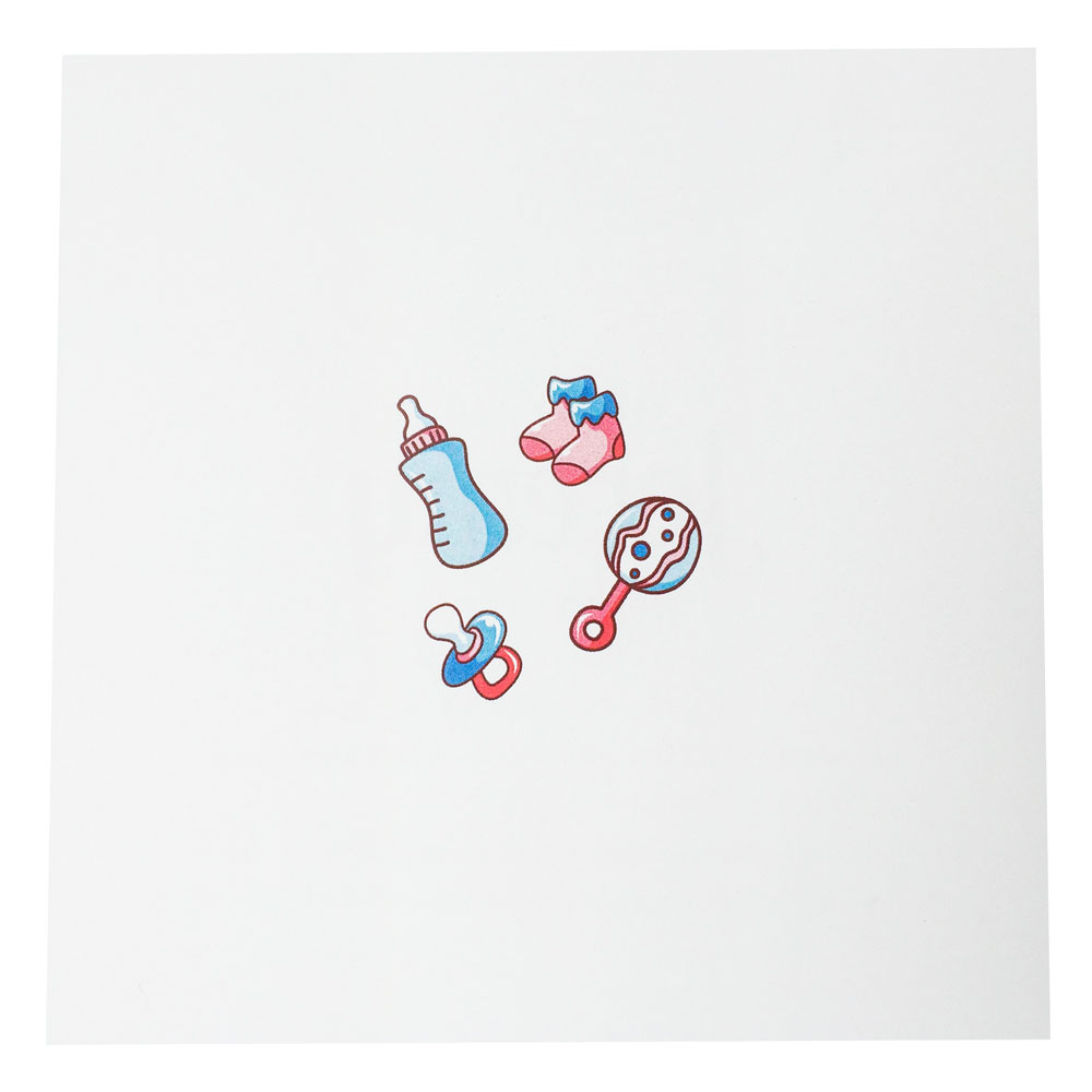 Pop Up kaart met baby Pop Up kaart met baby