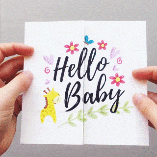 Doordraaier Giraffe en bloemen Doordraaier Giraffe en bloemen