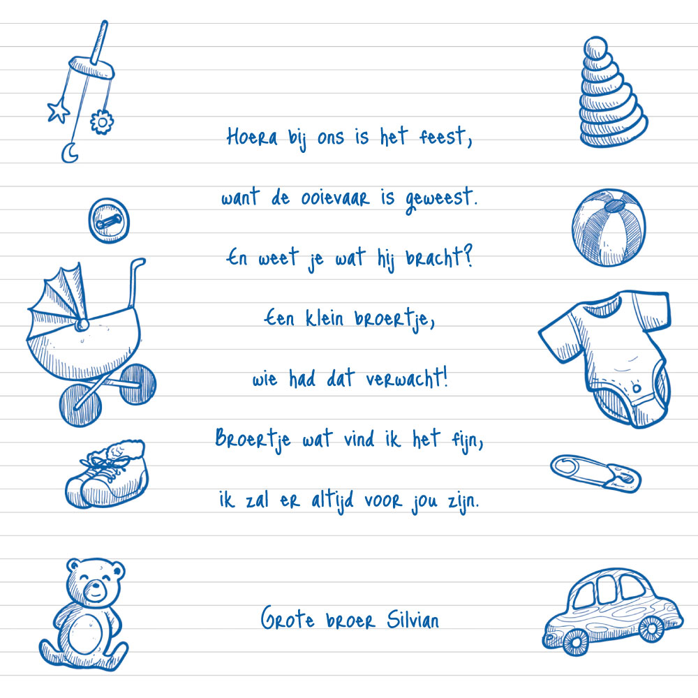 Dolle Doordraaier met blauwe illustraties Dolle Doordraaier met blauwe illustraties