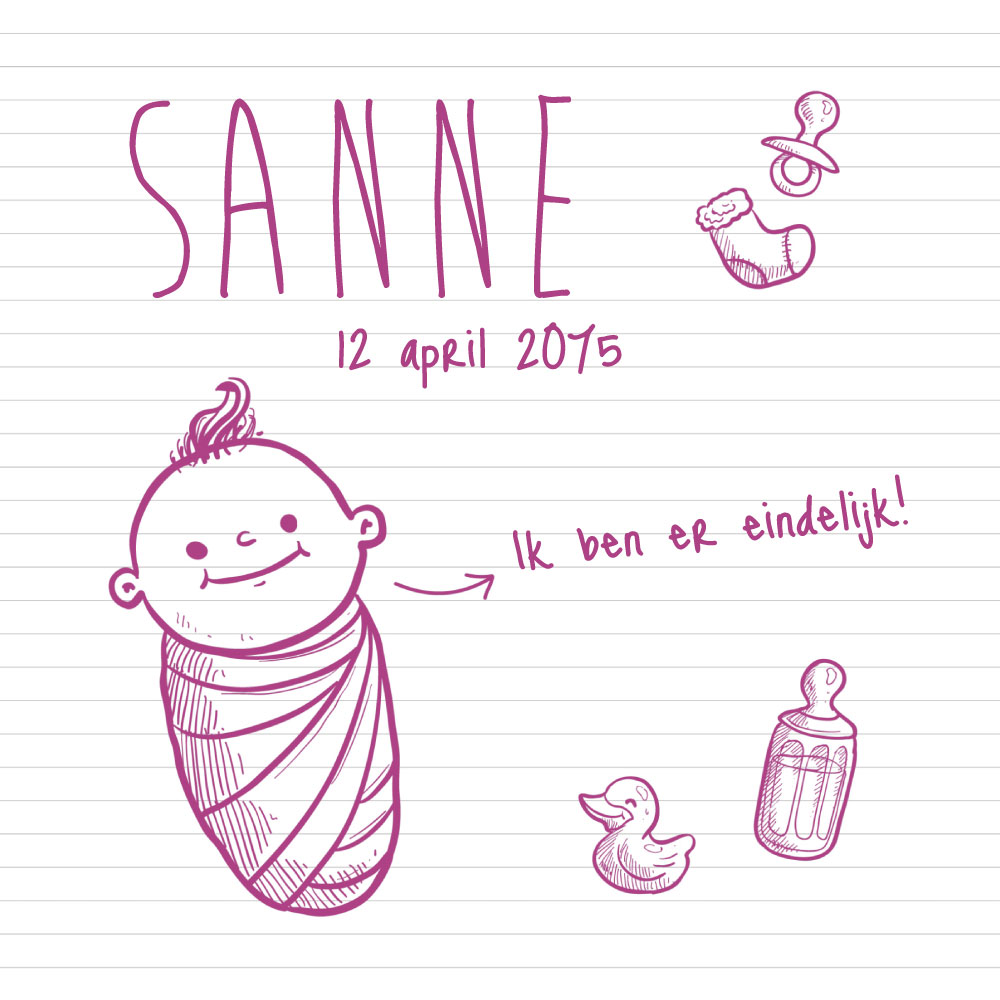 Dolle Doordraaier met roze illustraties Dolle Doordraaier met roze illustraties