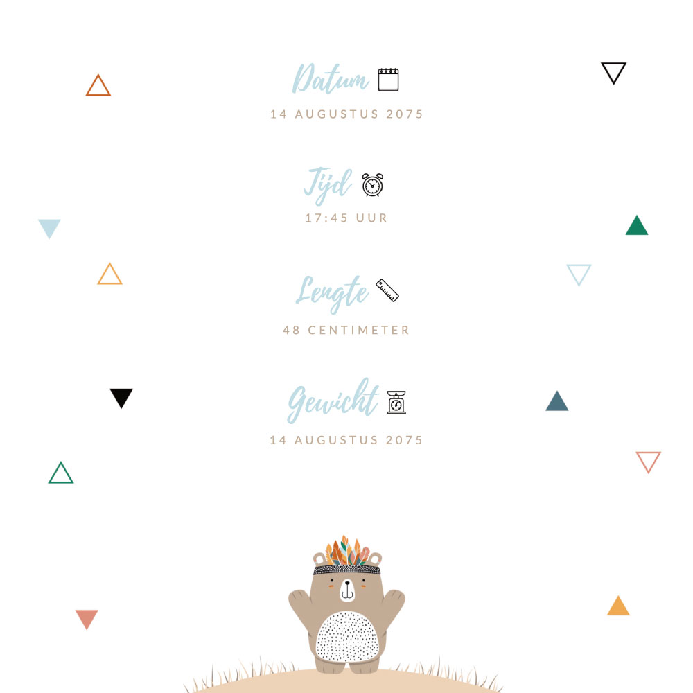 Dolle doordraaier met beer en tipi Dolle doordraaier met beer en tipi