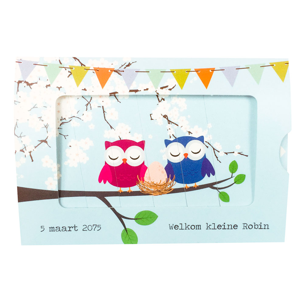 Schuifkaartje "Uiltjes" Schuifkaartje "Uiltjes"