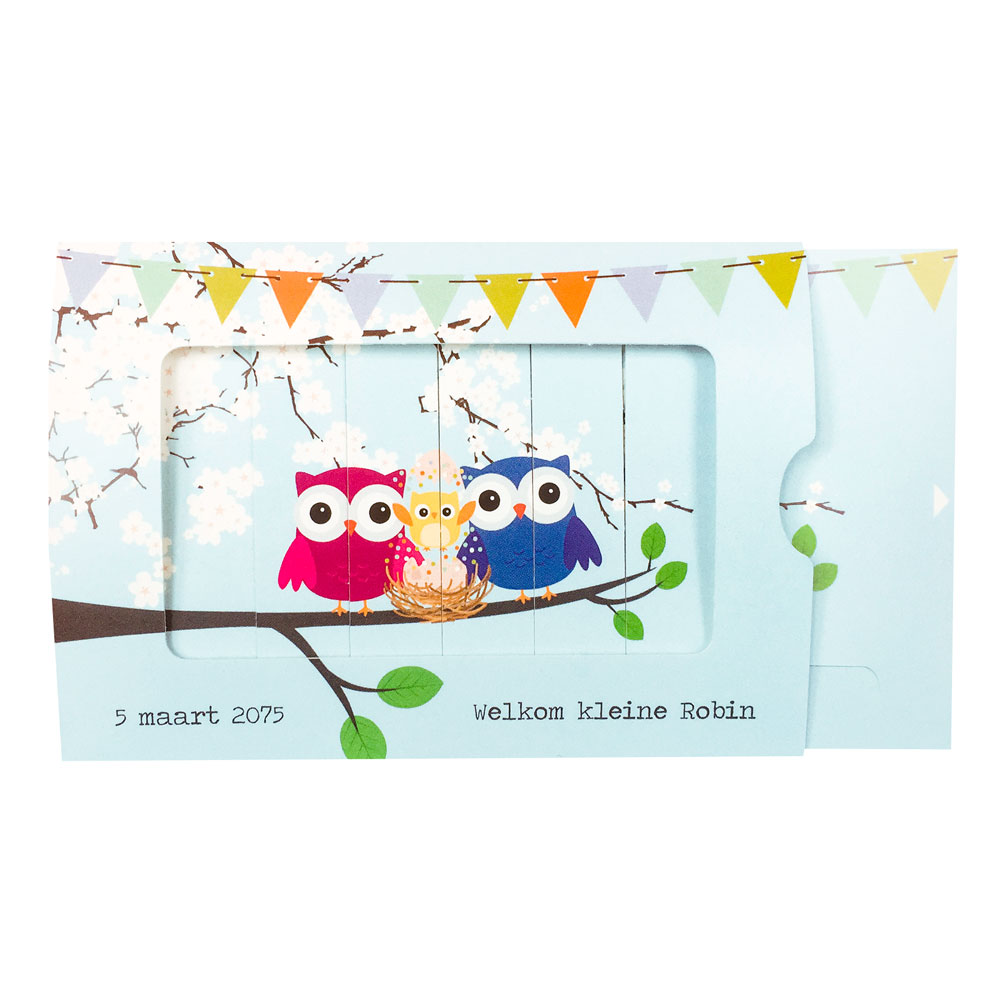 Schuifkaartje "Uiltjes" Schuifkaartje "Uiltjes"