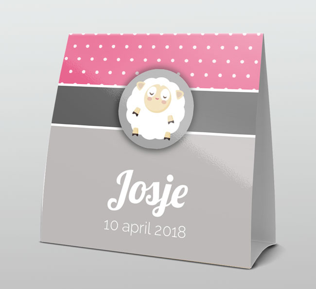 Lief schaapje op hippe achtergrond Lief schaapje op hippe achtergrond