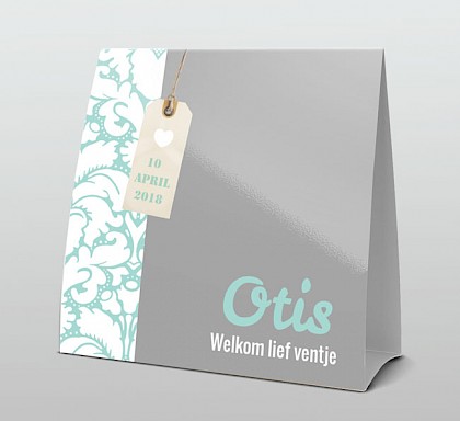 Barok stijl licht blauw