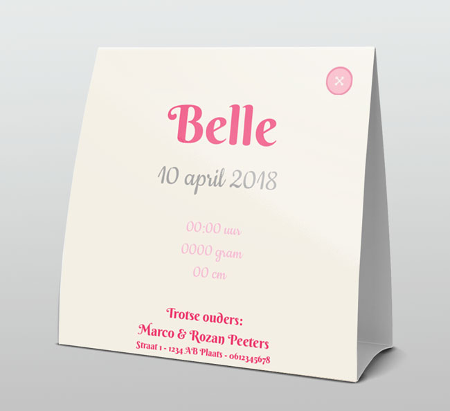 grappig getekend roze rompertje grappig getekend roze rompertje