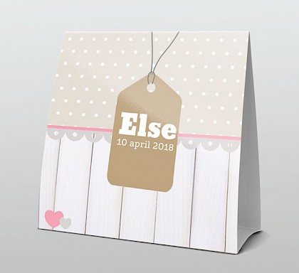 Eenvoudig beige met hout Eenvoudig beige met hout