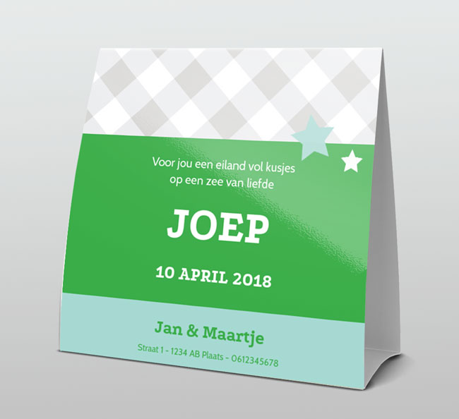 Stoere groene ster op een grijze stempel Stoere groene ster op een grijze stempel