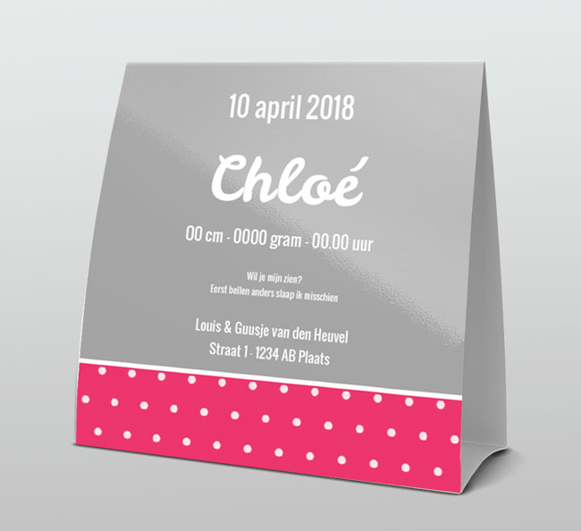 Trendy fel roze en grijs Trendy fel roze en grijs