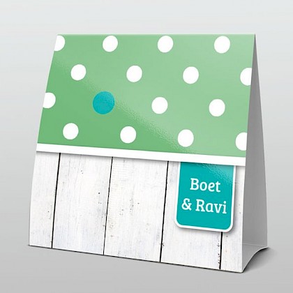 Tweeling jongetjes groen en hout