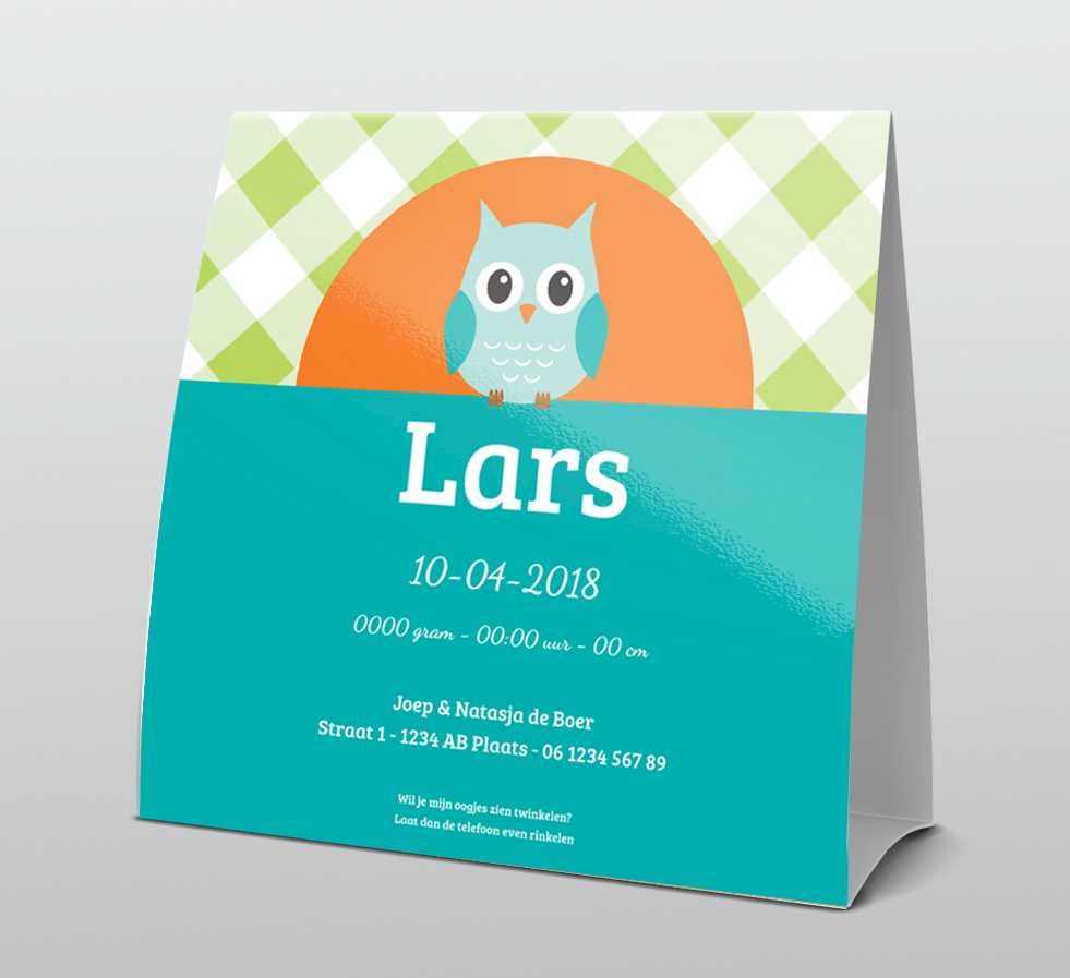 Blauwe uil met hippe kleuren Blauwe uil met hippe kleuren