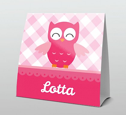 Roze vrolijk uiltje Roze vrolijk uiltje