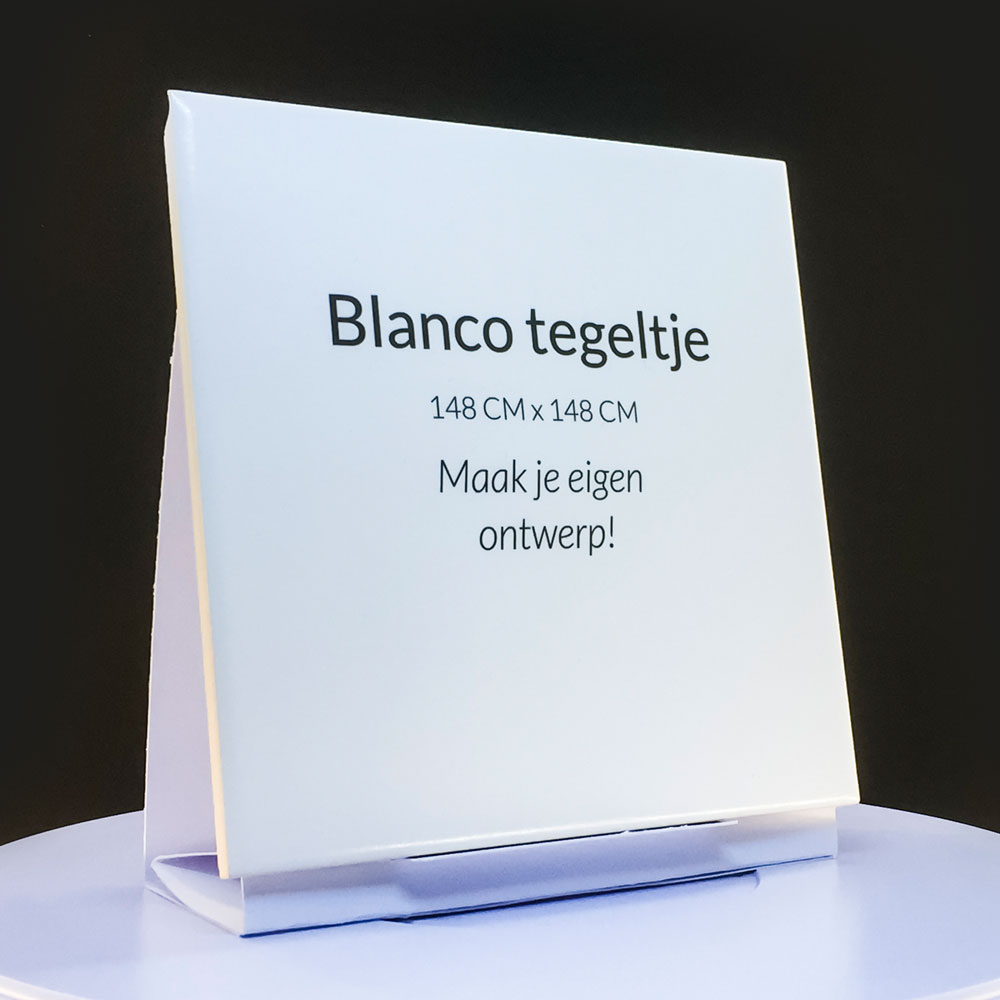 Blanco tegeltje Blanco tegeltje