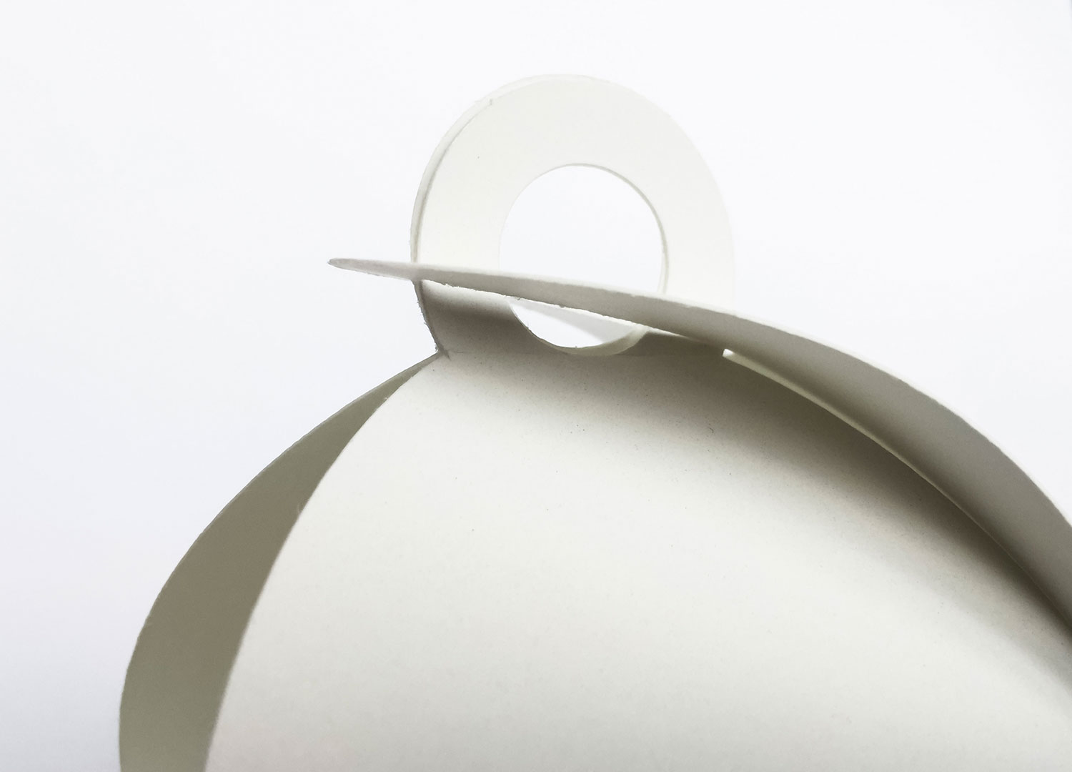 Bolvormig vouwdoosje Bolvormig vouwdoosje