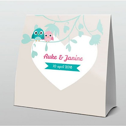 Tentkaart "Vogeltjes op tak"