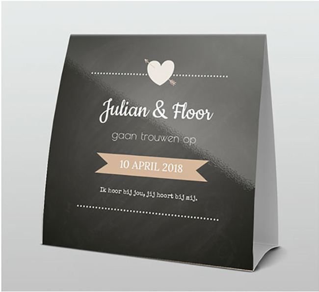 Trendy op krijtbord Trendy op krijtbord