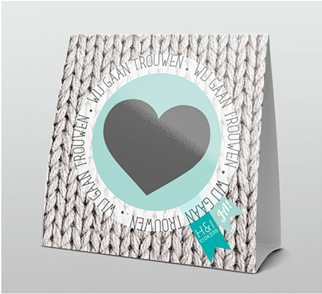 Trendy grijs hart met licht blauw Trendy grijs hart met licht blauw