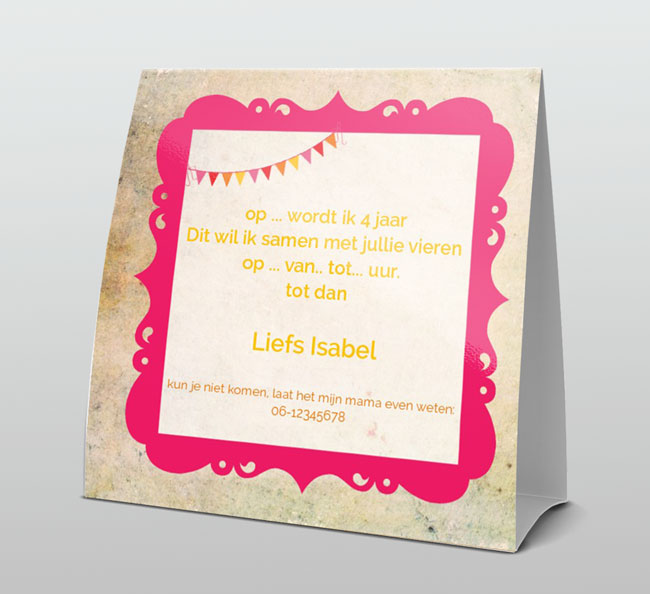 roze vogel met slingers roze vogel met slingers