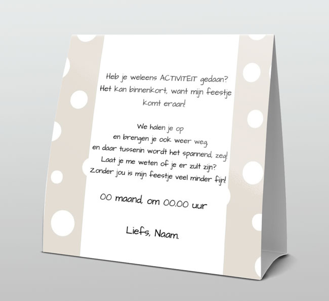 Elegante uitnodiging Elegante uitnodiging