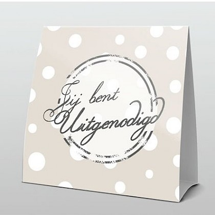 Elegante uitnodiging