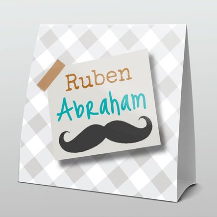 Abraham met moustache Abraham met moustache