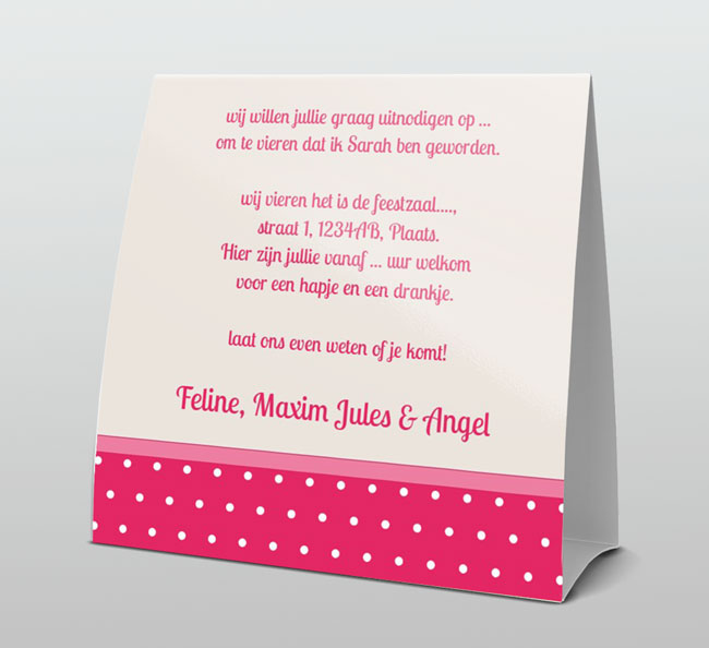 Sarah 50 jaar uitnodiging Sarah 50 jaar uitnodiging