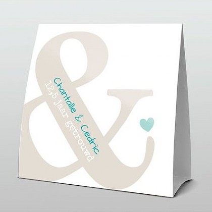 Uitnodiging jubileum 12,5 jaar getrouwd