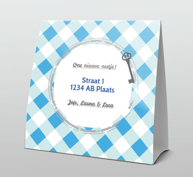 Verhuisdoosje in een stempel Verhuisdoosje in een stempel