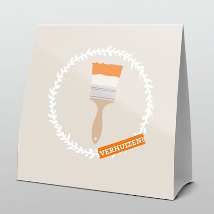 Kwast in een kransje