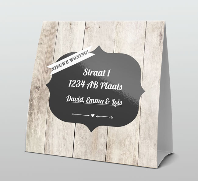 Stoer steigerhout en huisje Stoer steigerhout en huisje