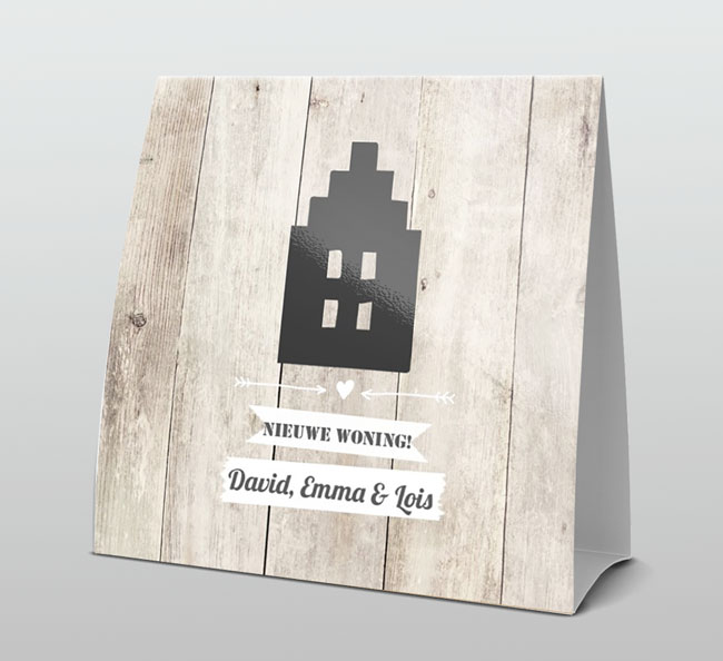 Stoer steigerhout en huisje Stoer steigerhout en huisje