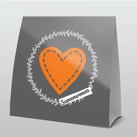 Stoer oranje hartje Stoer oranje hartje