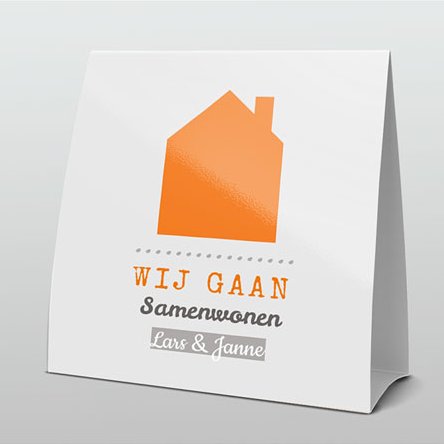 Hip met oranje huisje Hip met oranje huisje